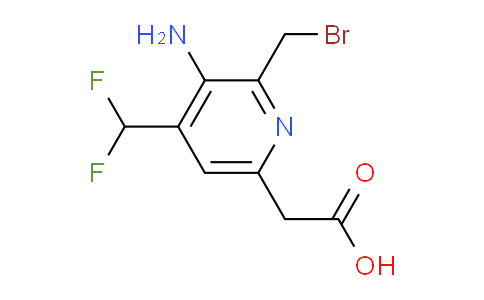 AM129419 | 1805336-32-6 | 3-Amino-2-(bromomethyl)-4-(difluoromethyl)pyridine-6-acetic acid