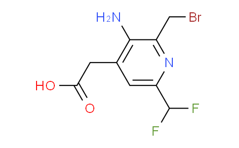 AM129420 | 1805228-51-6 | 3-Amino-2-(bromomethyl)-6-(difluoromethyl)pyridine-4-acetic acid