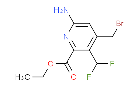 AM129421 | 1806801-03-5 | Ethyl 6-amino-4-(bromomethyl)-3-(difluoromethyl)pyridine-2-carboxylate