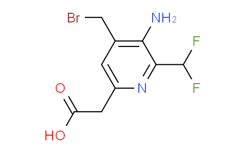 AM129424 | 1806801-18-2 | 3-Amino-4-(bromomethyl)-2-(difluoromethyl)pyridine-6-acetic acid