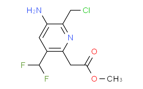 AM129425 | 1805237-82-4 | Methyl 3-amino-2-(chloromethyl)-5-(difluoromethyl)pyridine-6-acetate