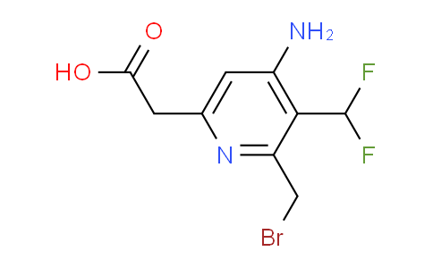 AM129429 | 1805376-65-1 | 4-Amino-2-(bromomethyl)-3-(difluoromethyl)pyridine-6-acetic acid