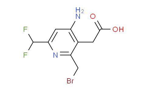 AM129432 | 1805348-39-3 | 4-Amino-2-(bromomethyl)-6-(difluoromethyl)pyridine-3-acetic acid