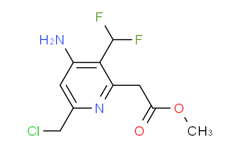 AM129433 | 1806928-56-2 | Methyl 4-amino-6-(chloromethyl)-3-(difluoromethyl)pyridine-2-acetate