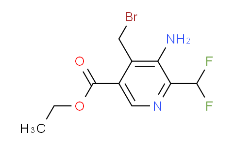 AM129435 | 1806801-07-9 | Ethyl 3-amino-4-(bromomethyl)-2-(difluoromethyl)pyridine-5-carboxylate