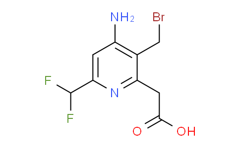 AM129436 | 1805336-67-7 | 4-Amino-3-(bromomethyl)-6-(difluoromethyl)pyridine-2-acetic acid