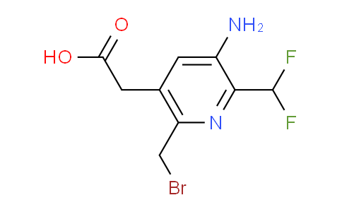 AM129439 | 1805389-20-1 | 3-Amino-6-(bromomethyl)-2-(difluoromethyl)pyridine-5-acetic acid