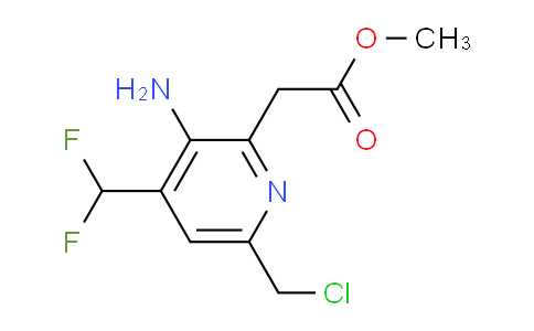 AM129443 | 1805237-99-3 | Methyl 3-amino-6-(chloromethyl)-4-(difluoromethyl)pyridine-2-acetate