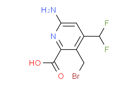 AM129444 | 1805236-24-1 | 6-Amino-3-(bromomethyl)-4-(difluoromethyl)pyridine-2-carboxylic acid