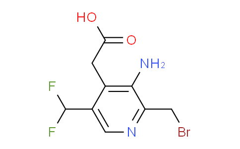 AM129449 | 1805348-20-2 | 3-Amino-2-(bromomethyl)-5-(difluoromethyl)pyridine-4-acetic acid