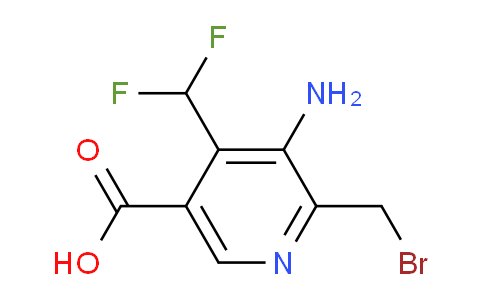 AM129450 | 1806823-31-3 | 3-Amino-2-(bromomethyl)-4-(difluoromethyl)pyridine-5-carboxylic acid
