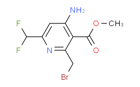 AM129451 | 1805347-20-9 | Methyl 4-amino-2-(bromomethyl)-6-(difluoromethyl)pyridine-3-carboxylate