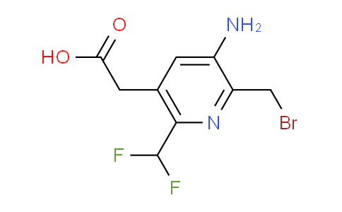 AM129452 | 1805336-39-3 | 3-Amino-2-(bromomethyl)-6-(difluoromethyl)pyridine-5-acetic acid