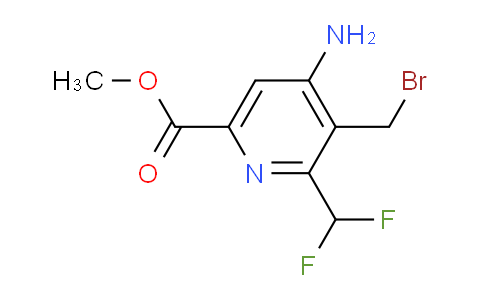Methyl 4-amino-3-(bromomethyl)-2-(difluoromethyl)pyridine-6-carboxylate