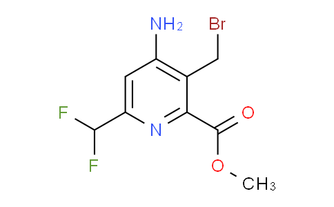AM129455 | 1806018-37-0 | Methyl 4-amino-3-(bromomethyl)-6-(difluoromethyl)pyridine-2-carboxylate