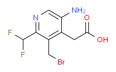 AM129456 | 1805228-59-4 | 5-Amino-3-(bromomethyl)-2-(difluoromethyl)pyridine-4-acetic acid