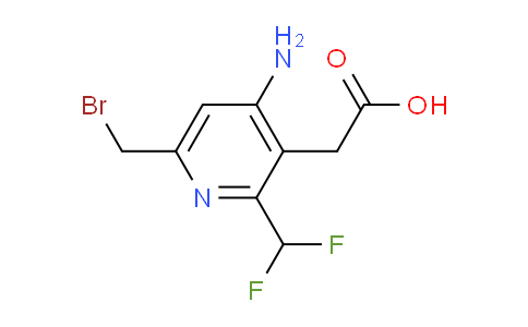 AM129459 | 1805228-64-1 | 4-Amino-6-(bromomethyl)-2-(difluoromethyl)pyridine-3-acetic acid