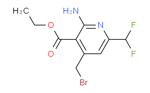 AM129469 | 1806890-34-5 | Ethyl 2-amino-4-(bromomethyl)-6-(difluoromethyl)pyridine-3-carboxylate