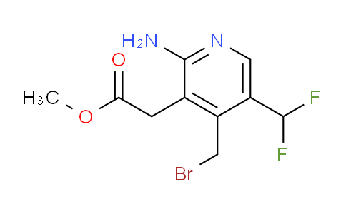 AM129470 | 1805348-49-5 | Methyl 2-amino-4-(bromomethyl)-5-(difluoromethyl)pyridine-3-acetate