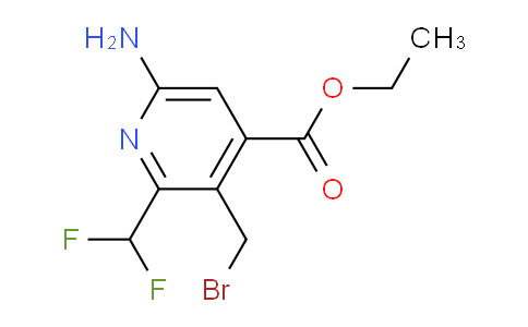 AM129472 | 1806816-56-7 | Ethyl 6-amino-3-(bromomethyl)-2-(difluoromethyl)pyridine-4-carboxylate