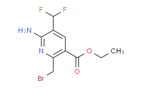 AM129474 | 1806816-58-9 | Ethyl 2-amino-6-(bromomethyl)-3-(difluoromethyl)pyridine-5-carboxylate