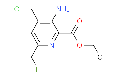 AM129475 | 1805364-45-7 | Ethyl 3-amino-4-(chloromethyl)-6-(difluoromethyl)pyridine-2-carboxylate