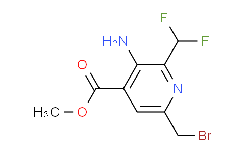 Methyl 3-amino-6-(bromomethyl)-2-(difluoromethyl)pyridine-4-carboxylate