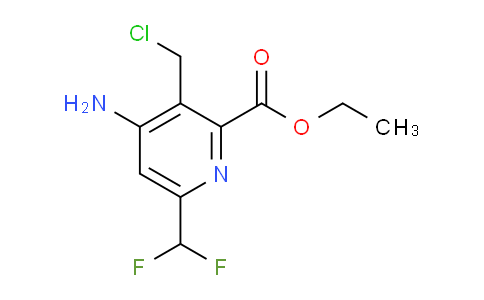 Ethyl 4-amino-3-(chloromethyl)-6-(difluoromethyl)pyridine-2-carboxylate