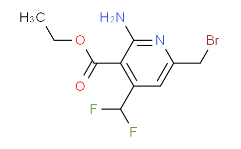 AM129493 | 1806018-64-3 | Ethyl 2-amino-6-(bromomethyl)-4-(difluoromethyl)pyridine-3-carboxylate