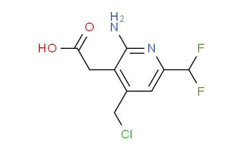 AM129495 | 1806841-24-6 | 2-Amino-4-(chloromethyl)-6-(difluoromethyl)pyridine-3-acetic acid