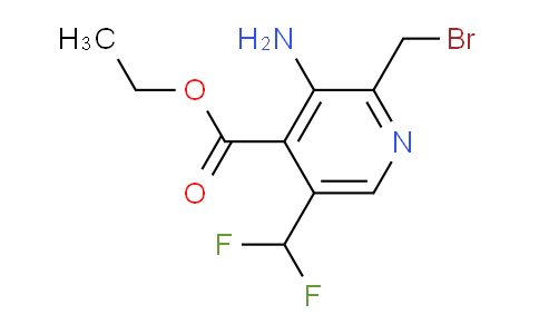 AM129496 | 1804720-71-5 | Ethyl 3-amino-2-(bromomethyl)-5-(difluoromethyl)pyridine-4-carboxylate