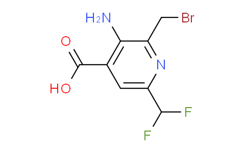 AM129498 | 1806800-74-7 | 3-Amino-2-(bromomethyl)-6-(difluoromethyl)pyridine-4-carboxylic acid