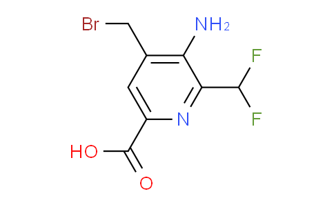 AM129500 | 1805236-41-2 | 3-Amino-4-(bromomethyl)-2-(difluoromethyl)pyridine-6-carboxylic acid