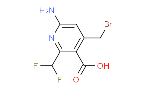 AM129504 | 1806823-18-6 | 6-Amino-4-(bromomethyl)-2-(difluoromethyl)pyridine-3-carboxylic acid