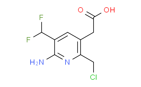 AM129506 | 1806016-62-5 | 2-Amino-6-(chloromethyl)-3-(difluoromethyl)pyridine-5-acetic acid