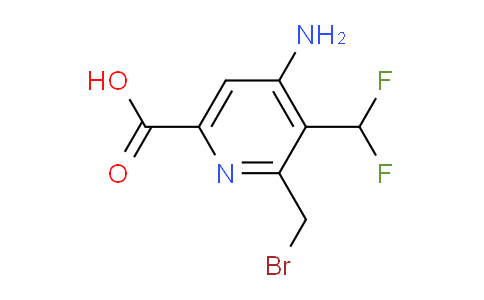 AM129513 | 1805346-80-8 | 4-Amino-2-(bromomethyl)-3-(difluoromethyl)pyridine-6-carboxylic acid