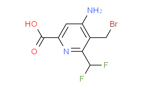 AM129516 | 1805376-09-3 | 4-Amino-3-(bromomethyl)-2-(difluoromethyl)pyridine-6-carboxylic acid