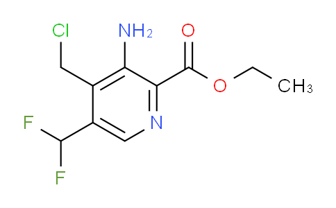 AM129519 | 1806904-04-0 | Ethyl 3-amino-4-(chloromethyl)-5-(difluoromethyl)pyridine-2-carboxylate