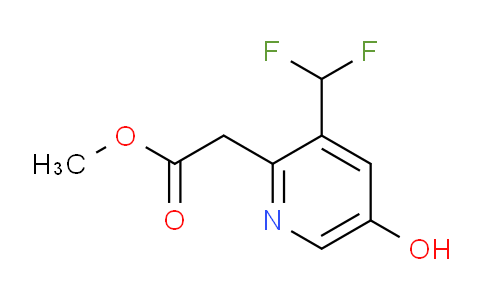 AM12952 | 1803690-36-9 | Methyl 3-(difluoromethyl)-5-hydroxypyridine-2-acetate