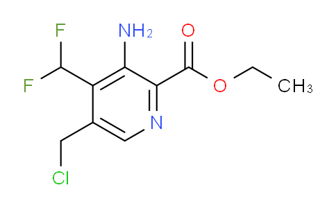 AM129522 | 1806819-63-5 | Ethyl 3-amino-5-(chloromethyl)-4-(difluoromethyl)pyridine-2-carboxylate