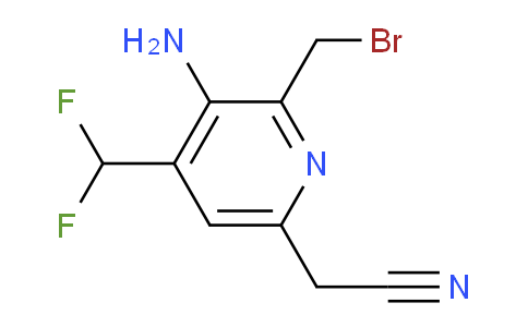 AM129526 | 1806003-04-2 | 3-Amino-2-(bromomethyl)-4-(difluoromethyl)pyridine-6-acetonitrile