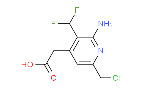 AM129527 | 1804463-32-8 | 2-Amino-6-(chloromethyl)-3-(difluoromethyl)pyridine-4-acetic acid