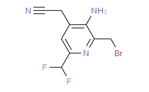 AM129529 | 1805234-54-1 | 3-Amino-2-(bromomethyl)-6-(difluoromethyl)pyridine-4-acetonitrile