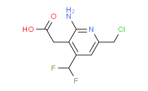 AM129531 | 1806928-16-4 | 2-Amino-6-(chloromethyl)-4-(difluoromethyl)pyridine-3-acetic acid