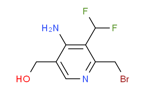4-Amino-2-(bromomethyl)-3-(difluoromethyl)pyridine-5-methanol