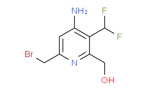 4-Amino-6-(bromomethyl)-3-(difluoromethyl)pyridine-2-methanol