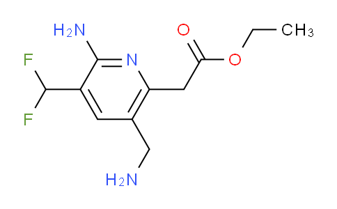 AM129537 | 1804459-65-1 | Ethyl 2-amino-5-(aminomethyl)-3-(difluoromethyl)pyridine-6-acetate