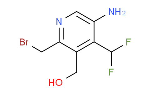 5-Amino-2-(bromomethyl)-4-(difluoromethyl)pyridine-3-methanol
