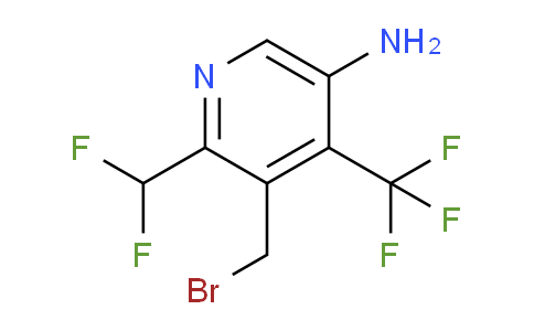 AM129555 | 1805338-19-5 | 5-Amino-3-(bromomethyl)-2-(difluoromethyl)-4-(trifluoromethyl)pyridine