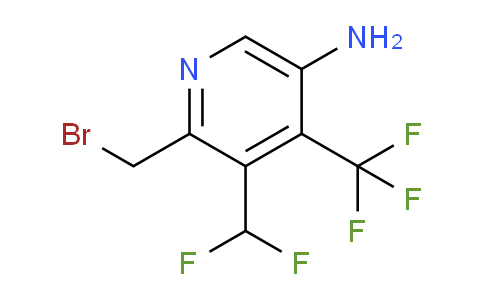 5-Amino-2-(bromomethyl)-3-(difluoromethyl)-4-(trifluoromethyl)pyridine